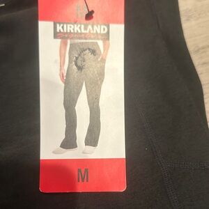 Kirkland Signature Black Ladies' Brushed Mini-Flare Pant